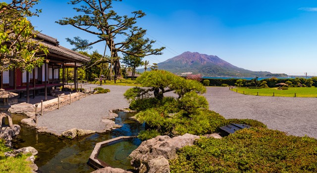 仙巌園の風景